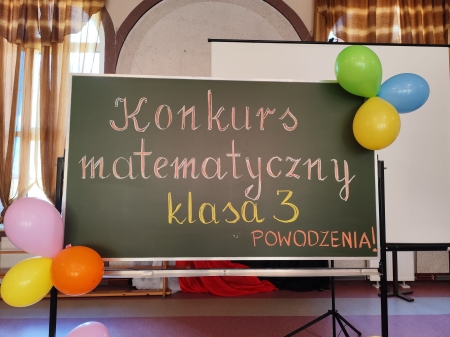 Konkursy matematyczne dla uczniów klas drugich i trzecich