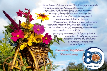  Życzenia od Rady Rodziców