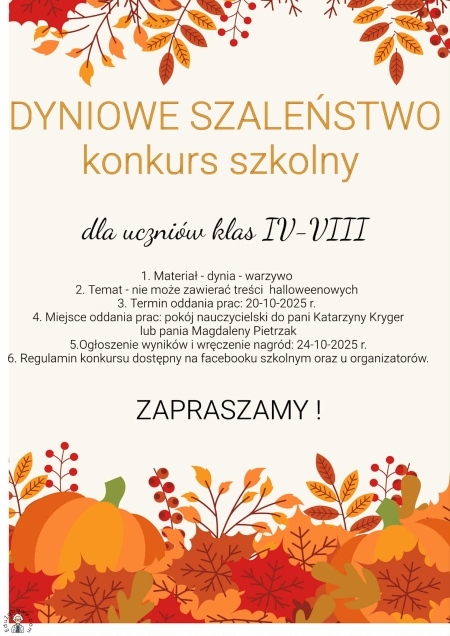 Konkurs Dyniowe szaleństwo